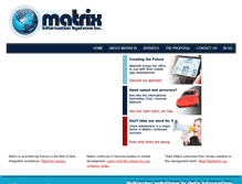 Tablet Screenshot of matrixis.com